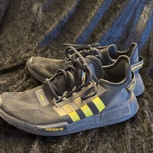 Men’s Adidas NMD Black and Yellow Japanese Sneakers